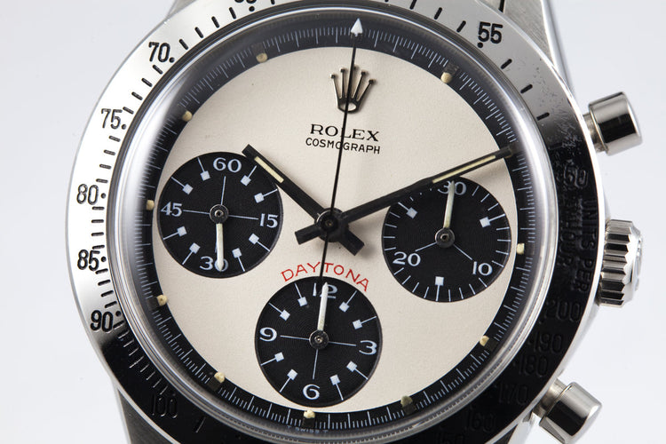 1970 Rolex Daytona 6262 with White Paul Newman Dial and Papers