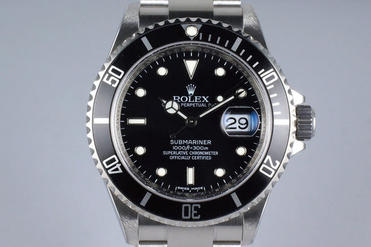 2011 Rolex Submariner 16610 with Box and Papers