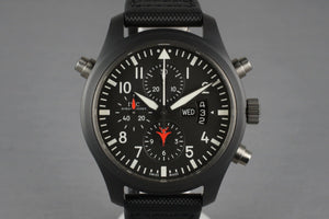 2009 IWC Pilot’s Double Chronograph Edition Top Gun IW379901 with Box and Papers