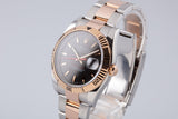 2006 Rolex Two Tone RG DateJust 116261 Turn-O-Graph with Box and Card