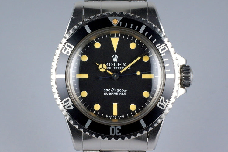 HQ Milton - 1973 Rolex Submariner 5513 Serif Dial, Inventory #7795 