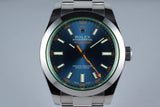 2015 Rolex Milgauss 116400GV with Box and Papers