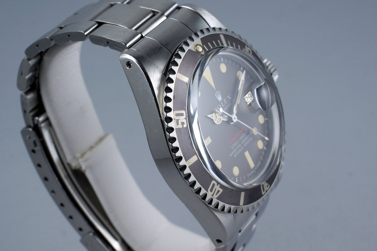 HQ Milton - 1969 Rolex Red Submariner 1680 Tropical BROWN Mark II
