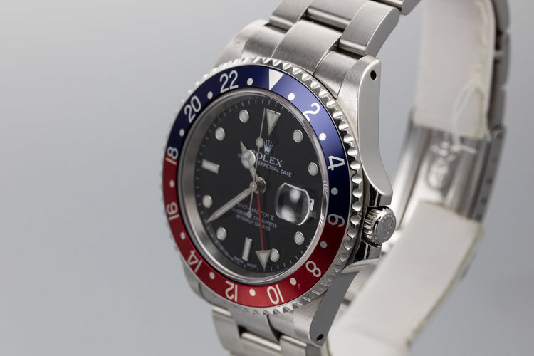 2000 Rolex GMT-Master II 16710 "Pepsi" with Box and Papers