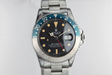 1971 Rolex GMT-Master 1675 with Fat Font Pepsi Insert