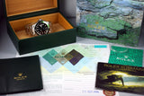 2004 Rolex Green Submariner 16610V with Box and Papers