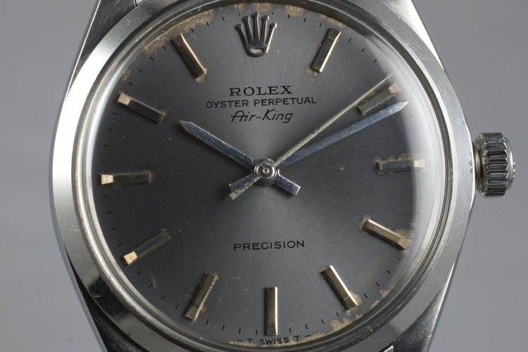 1969 Rolex Air-King 5500 Gray Dial