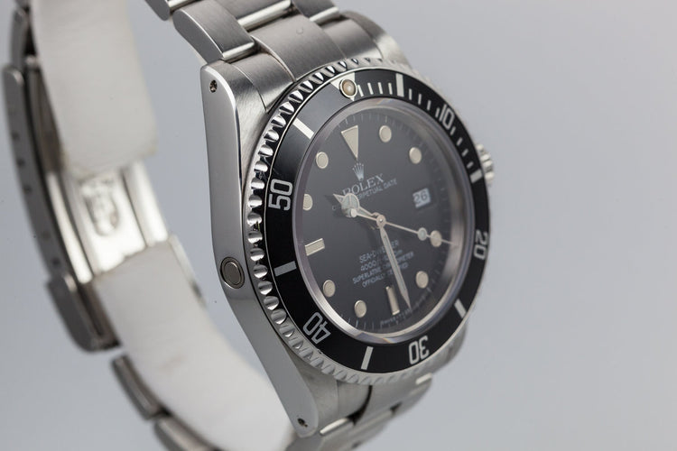1984 Rolex Sea Dweller 16660 with Box and Papers