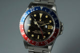 1965 Rolex GMT 1675 Glossy Gilt Dial