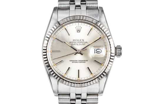 1984 Rolex DateJust 16014 Silver Dial