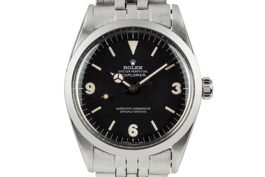 1967 Rolex Explorer I 1016 with FAT font dial