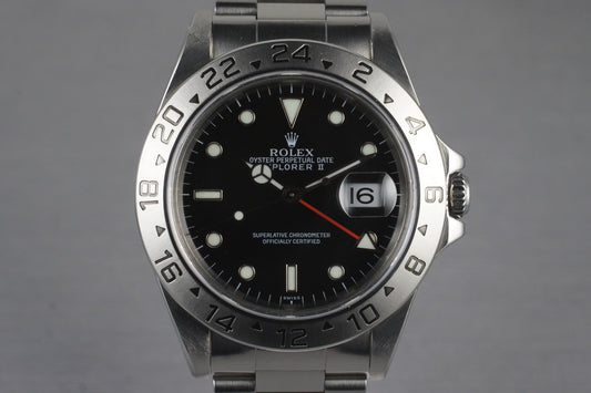 1999 Rolex Explorer II 16570 with Box and Papers