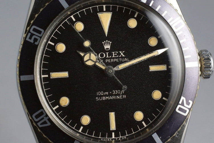 1957 Rolex Submariner 6536-1 Service Dial
