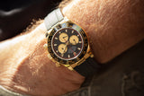 2019 Rolex 18k Yellow Gold Daytona 116518LN Black/Champagne Dial "Paul Newman" on Oysterflex with Card & Hangtags