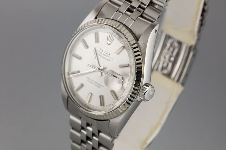 1968 Rolex DateJust 1601 Silver Dial