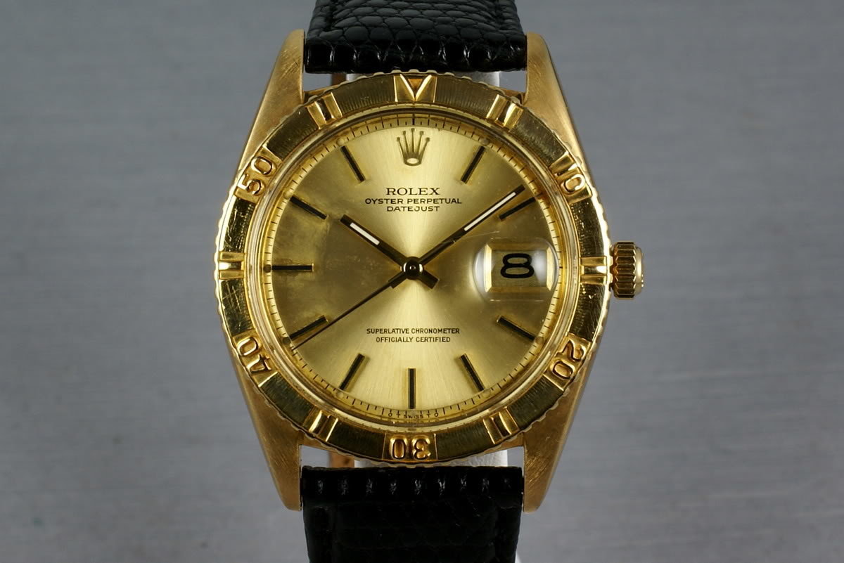 HQ Milton - 1973 Rolex 18K Gold Datejust 1625 Thunderbird