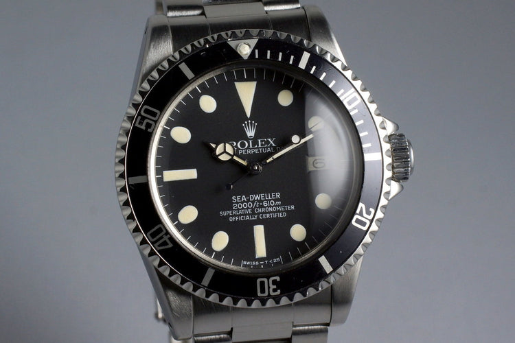 1979 Rolex Sea Dweller 1665 Mark III with Box and Papers