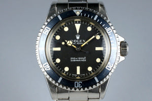 1967 Rolex Submariner 5513 Meters First