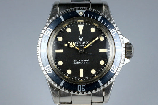 1967 Rolex Submariner 5513 Meters First