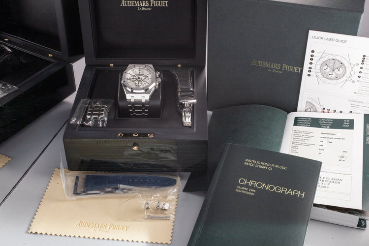 2016 Audemars Piguet Royal Oak 26320ST.OO.1220ST Silver Dial with Box and Papers