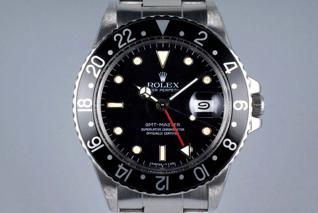 HQ Milton 1984 Rolex GMT 16750 No-Date Dial, Inventory #7952