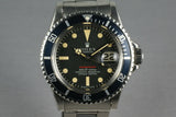 Rolex Red Submariner Ref: 1680 with Box and Papers