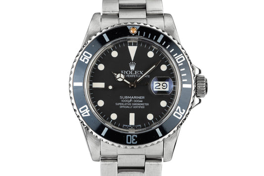 1983 Rolex Submariner 16800 Matte Dial