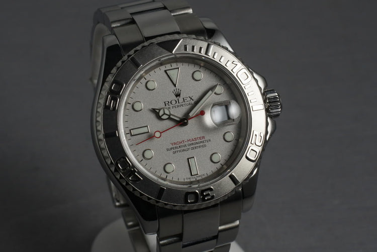 1999 Rolex Platinum and Stainless Steel Yacht-Master 16622