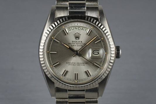 1970 Rolex 18K White Gold Day-Date 1803