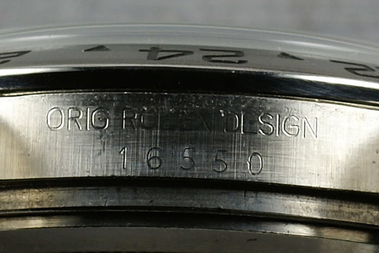 Rolex Explorer II  16550  Black Rail Dial