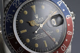 1963 Rolex GMT 1675 PCG Gilt UNDERLINE Dial with RSC Papers