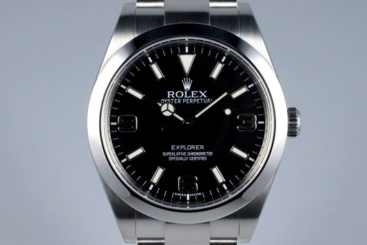 2012 Rolex Explorer 214270 with Box and Papers