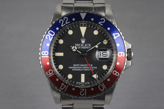 1968 Rolex GMT 1675 with RSC Papers