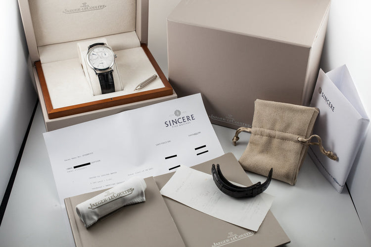 2011 Jaeger-LeCoultre Master Ultra Thin Réserve de Marche with Box and papers