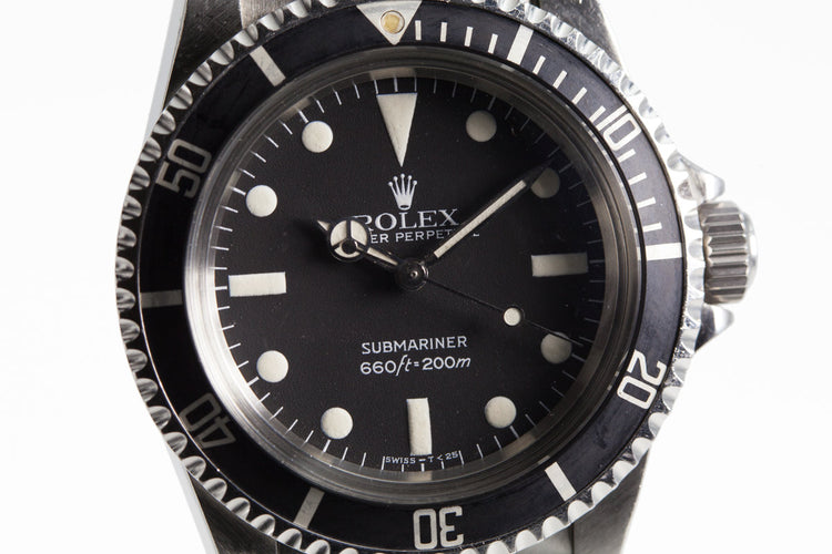 1982 Rolex Submariner 5513 Mark IV Maxi Dial