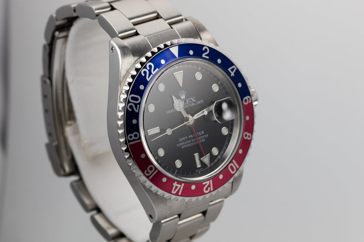 1999 Rolex GMT-Master 16700 with SWISS Only Dial