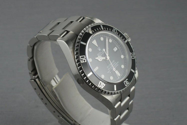 2006 Rolex Sea Dweller 16600 with   Box and Guarantee Papers