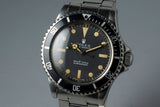 1970 Rolex Submariner 5513 Serif Dial with RSC Papers