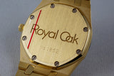 Vintage YG Audemars Piguet Royal Oak with Factory Diamond Dial with Box