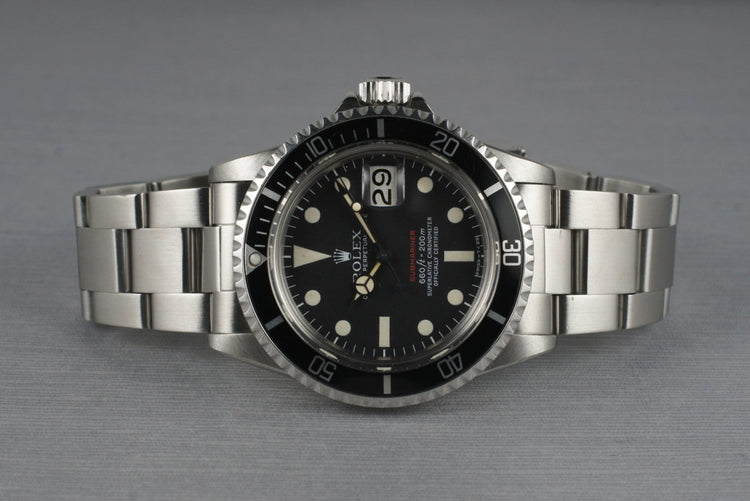 1972 Rolex Red Submariner 1680 with Mark V Dial