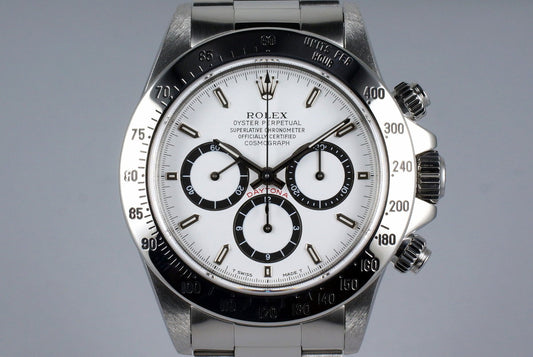 1994 Rolex Zenith Daytona 16520 White ‘Inverted 6’ Dial with Box and Papers