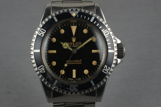 Rolex Submariner 5513 with Glossy Gilt Dial