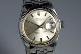 1972 Rolex Datejust 1601 Silver Dial