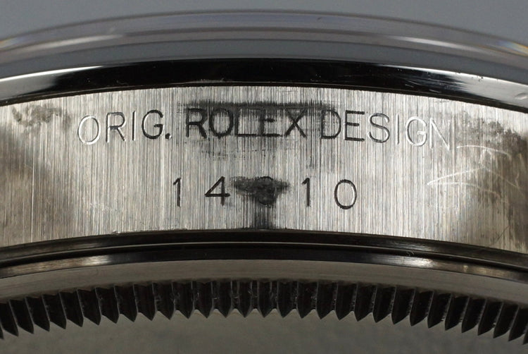 1999 Rolex Air-King 14010 Silver Dial
