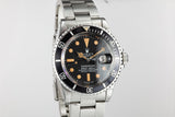 1978 Rolex Submariner 1680 with Box and Papers and Pumpkin Dial