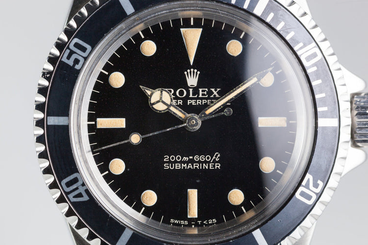 1965 Rolex Submariner 5513 with Gilt Dial