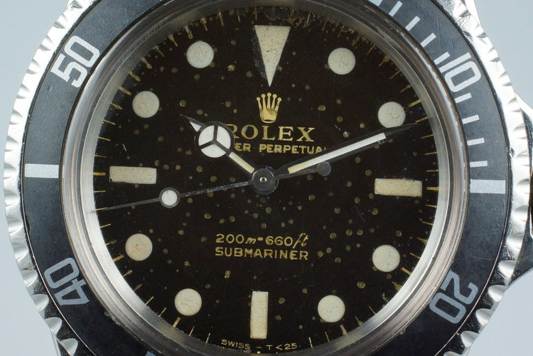 1966 Rolex Submariner 5513 Gilt Meters First Dial