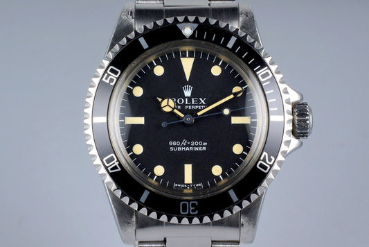 1970 Rolex Submariner 5513 Serif Dial