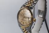 1985 Rolex DateJust 16013 Gold Tapestry Dial with Box and Papers