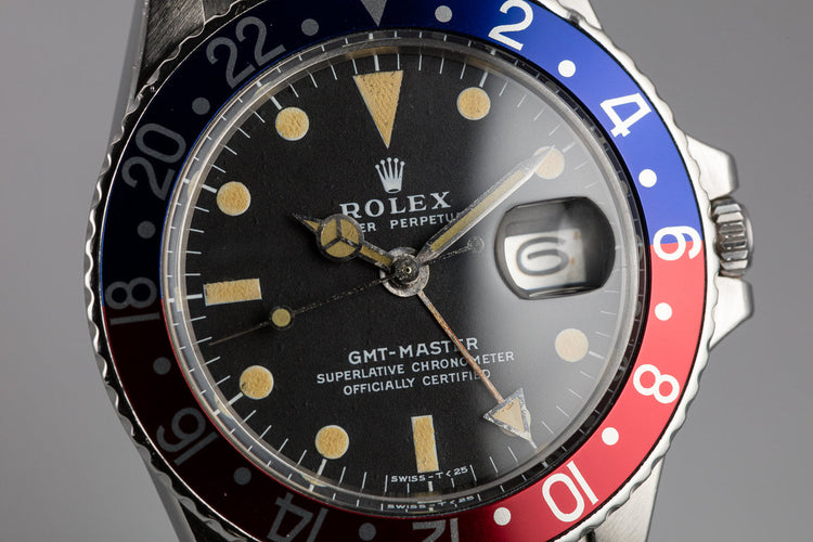 1972 Rolex GMT-Master 1675 with Papers